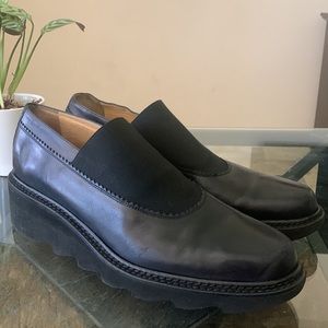 WALTER STEIGER Leather Platform Shoes